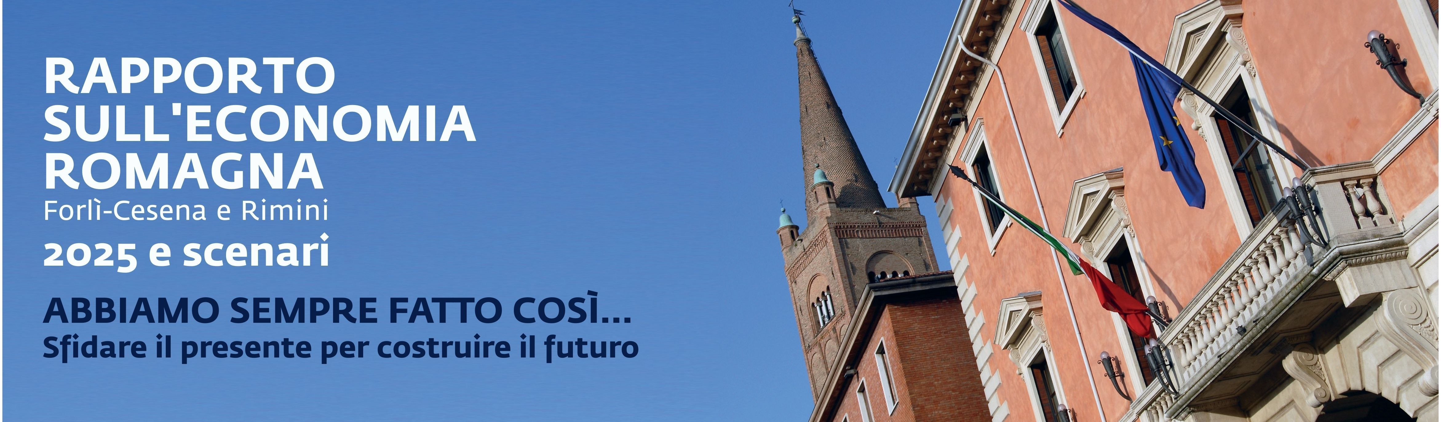 Banner Rapporto sull’economia Romagna 2025