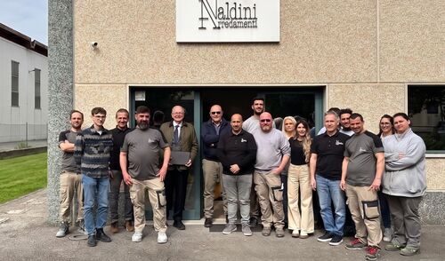 Immagine per la news Imprese e territorio: Battistini visita Naldini Arredamenti di Forlì
